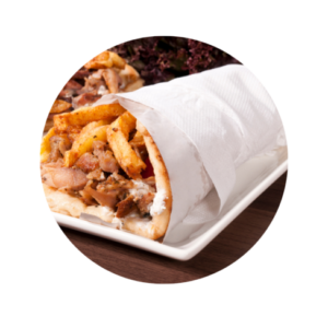 Kebab with Pitta Bread
